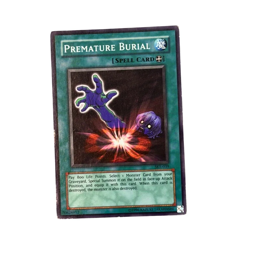Yu-Gi-Oh Trading Card Game Green‎ Premature Burial SKE-039 Unlimited